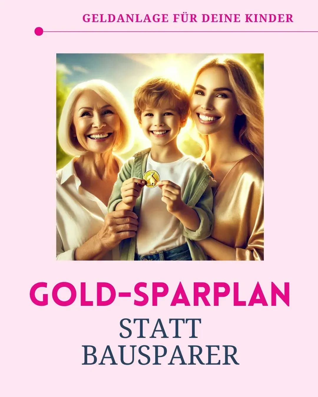 Goldsparplan besser als Bausparvertrag